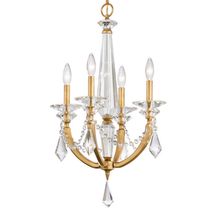 Schonbek - S6704N-48R - Four Light Chandelier - Verona - Antique Silver