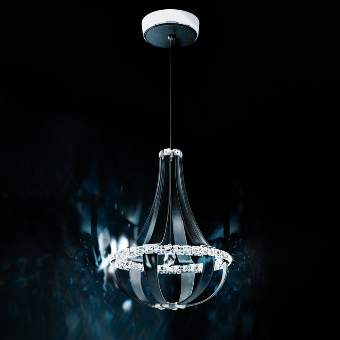 Schonbek - SCE110DN-LB1R - LED Pendant - Crystal Empire LED - Grizzly Black