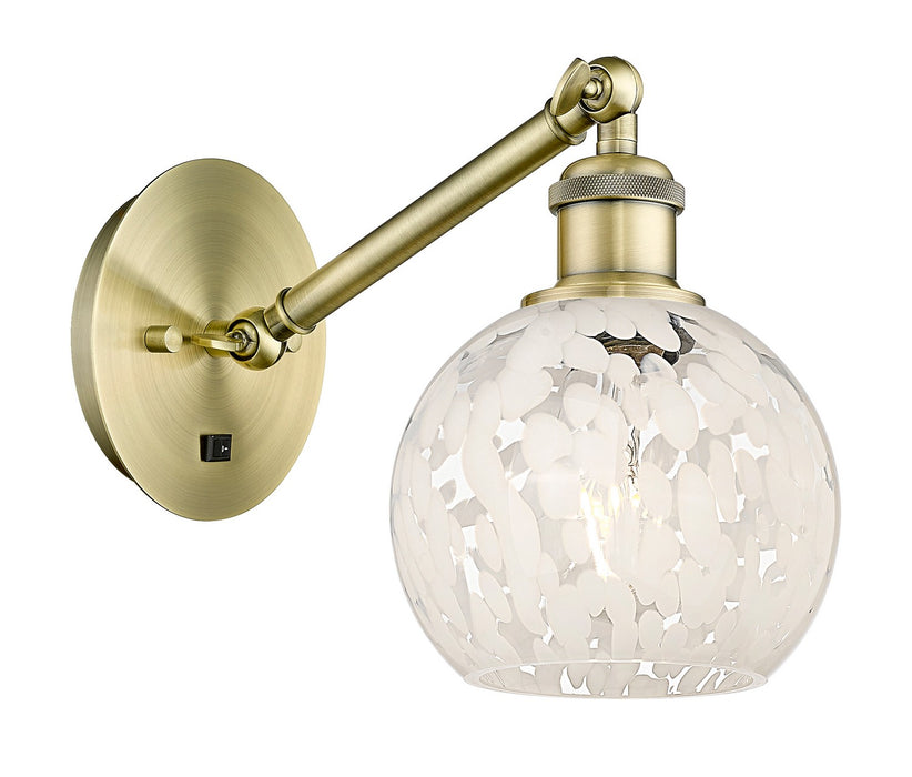 Innovations - 317-1W-AB-G1216-6WM - LED Wall Sconce - Ballston - Antique Brass