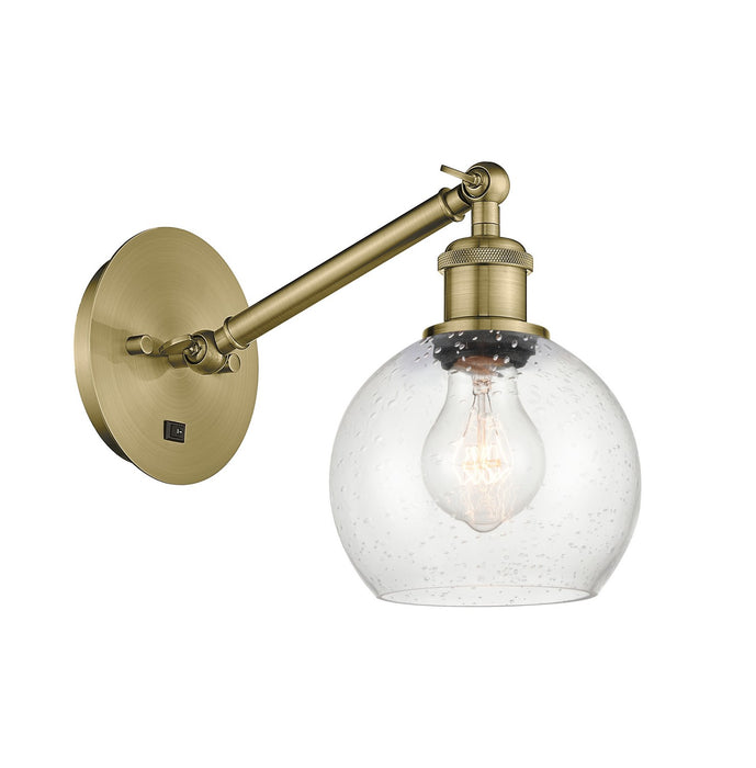 Innovations - 317-1W-AB-G124-6 - One Light Wall Sconce - Ballston - Antique Brass
