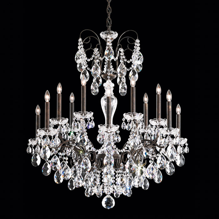 Schonbek - ST1852N-49H - 14 Light Chandelier - Sonatina - Black Pearl