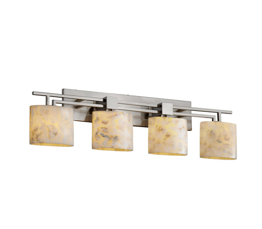 Alabaster Rocks LED Bath Bar Brushed Nickel