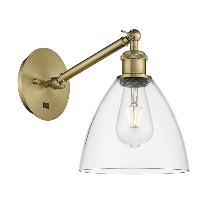 Innovations - 317-1W-AB-GBD-752-LED - LED Wall Sconce - Ballston - Antique Brass