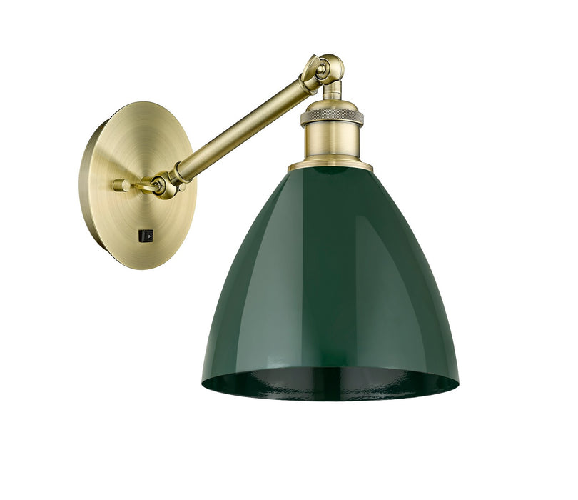 Innovations - 317-1W-AB-MBD-75-GR - One Light Wall Sconce - Ballston - Antique Brass
