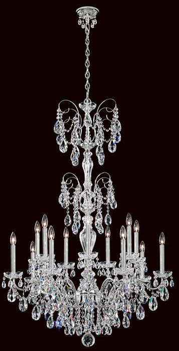 Schonbek - ST1952N-48S - 14 Light Chandelier - Sonatina - Antique Silver