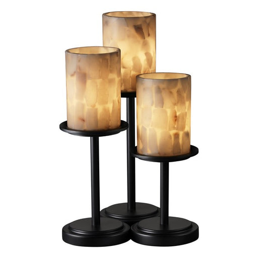 Justice Designs - ALR-8797-10-MBLK-LED3-2100 - LED Table Lamp - Alabaster Rocks - Matte Black