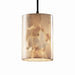 Justice Designs - ALR-8815-10-DBRZ-LED1-700 - LED Pendant - Alabaster Rocks - Dark Bronze