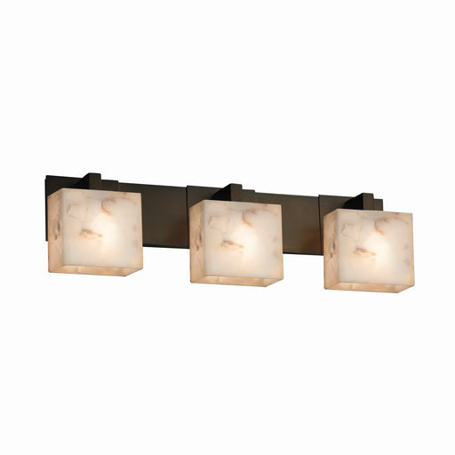 Alabaster Rocks Three Light Bath Bar