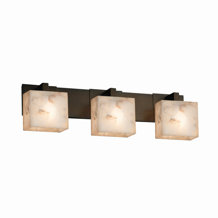 Justice Designs - ALR-8923-55-DBRZ-LED3-2100 - LED Bath Bar - Alabaster Rocks - Dark Bronze
