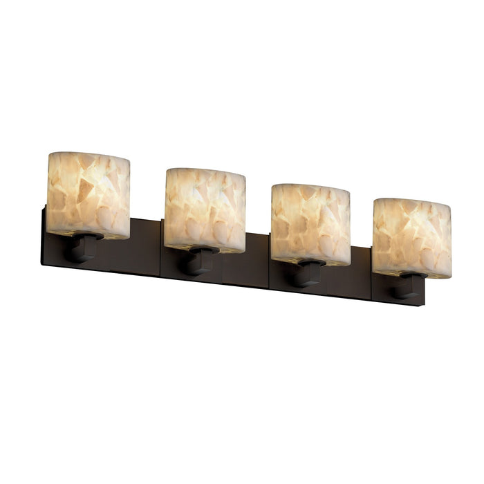 Justice Designs - ALR-8924-30-DBRZ-LED4-2800 - LED Bath Bar - Alabaster Rocks - Dark Bronze