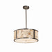 Justice Designs - ALR-9541-NCKL-LED3-3000 - LED Pendant - Alabaster Rocks - Brushed Nickel