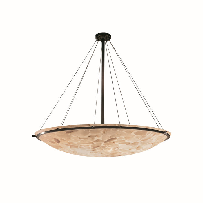 Justice Designs - ALR-9699-35-DBRZ-LED9-9000 - LED Pendant - Alabaster Rocks - Dark Bronze