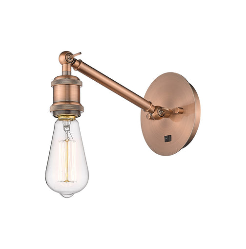 Ballston One Light Wall Sconce Antique Copper