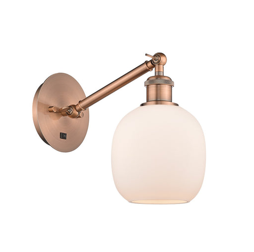 Innovations - 317-1W-AC-G101-LED - LED Wall Sconce - Ballston - Antique Copper