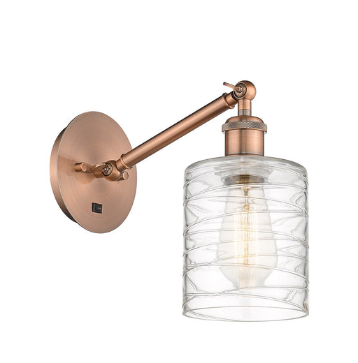 Innovations - 317-1W-AC-G1113-LED - LED Wall Sconce - Ballston - Antique Copper