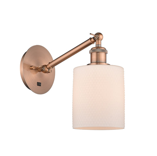 Innovations - 317-1W-AC-G111-LED - LED Wall Sconce - Ballston - Antique Copper