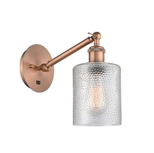 Innovations - 317-1W-AC-G112-LED - LED Wall Sconce - Ballston - Antique Copper