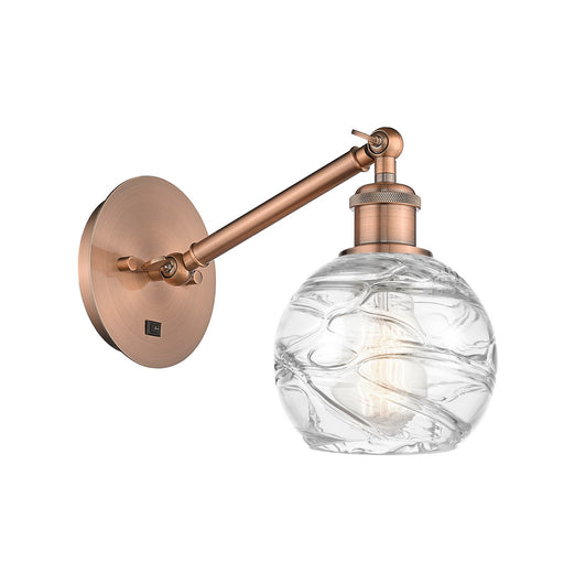 Innovations - 317-1W-AC-G1213-6-LED - LED Wall Sconce - Ballston - Antique Copper