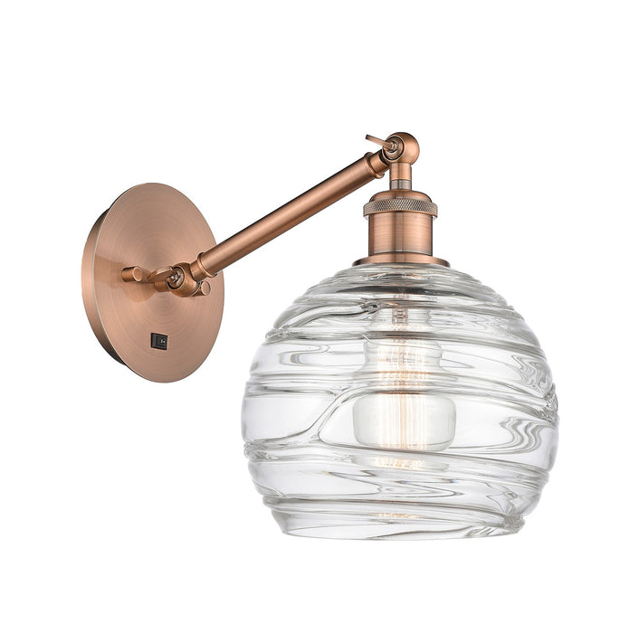 Innovations - 317-1W-AC-G1213-8 - One Light Wall Sconce - Ballston - Antique Copper