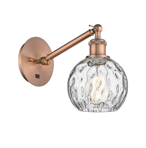 Innovations - 317-1W-AC-G1215-6-LED - LED Wall Sconce - Ballston - Antique Copper