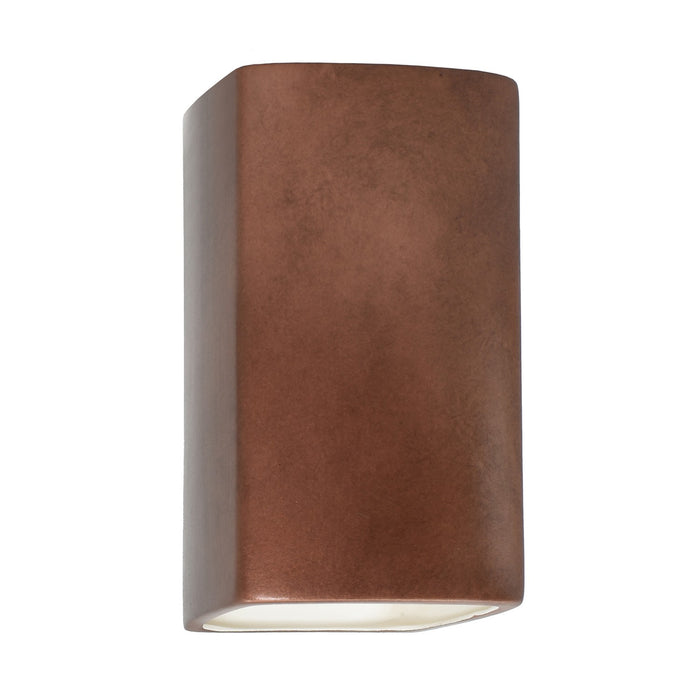 Justice Designs - CER-0910W-ANTC-LED1-1000 - LED Lantern - Ambiance - Antique Copper