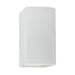 Justice Designs - CER-0910-WHT-LED1-1000 - LED Lantern - Ambiance - Gloss White