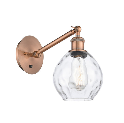 Innovations - 317-1W-AC-G362-LED - LED Wall Sconce - Ballston - Antique Copper