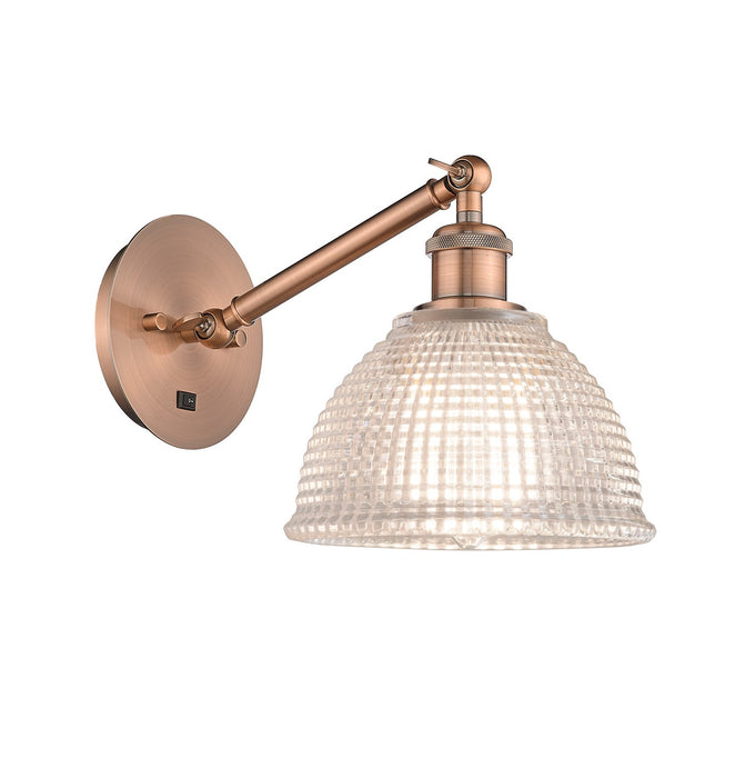 Innovations - 317-1W-AC-G422-LED - LED Wall Sconce - Ballston - Antique Copper