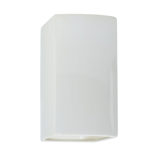 Justice Designs - CER-0910W-WHT-LED1-1000 - LED Lantern - Ambiance - Gloss White