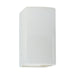 Justice Designs - CER-0910W-WHT-LED1-1000 - LED Lantern - Ambiance - Gloss White