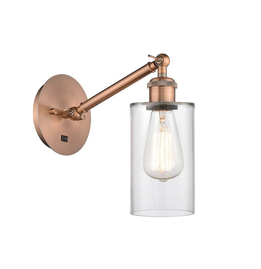 Innovations - 317-1W-AC-G802-LED - LED Wall Sconce - Ballston - Antique Copper