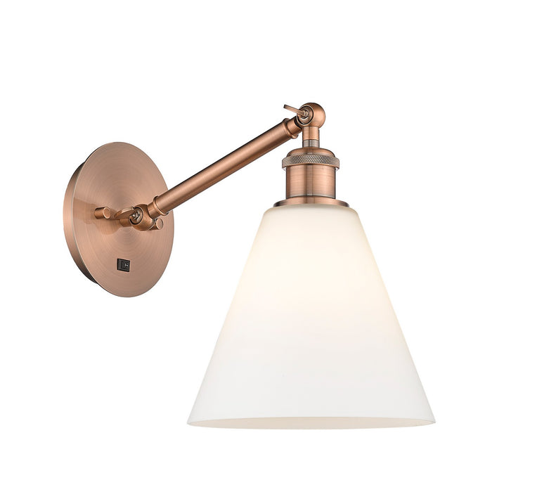 Innovations - 317-1W-AC-GBC-81-LED - LED Wall Sconce - Ballston - Antique Copper