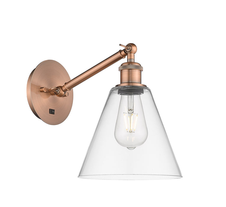 Innovations - 317-1W-AC-GBC-82-LED - LED Wall Sconce - Ballston - Antique Copper