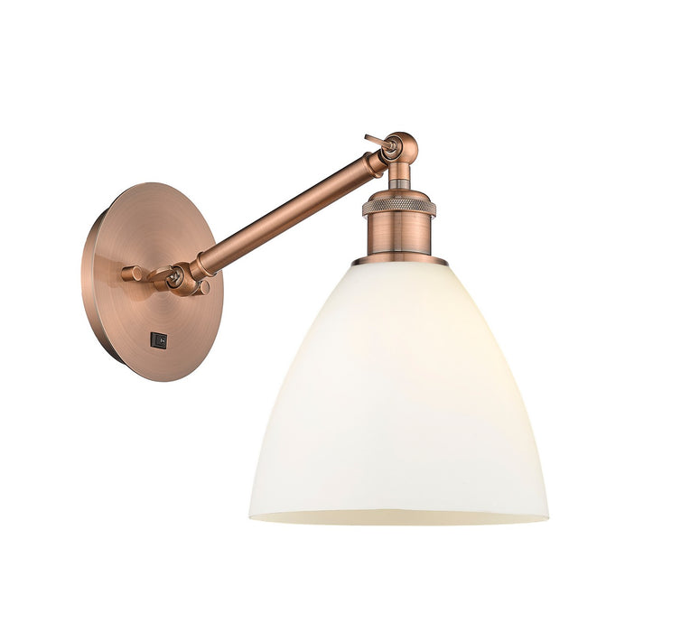 Innovations - 317-1W-AC-GBD-751 - One Light Wall Sconce - Ballston - Antique Copper