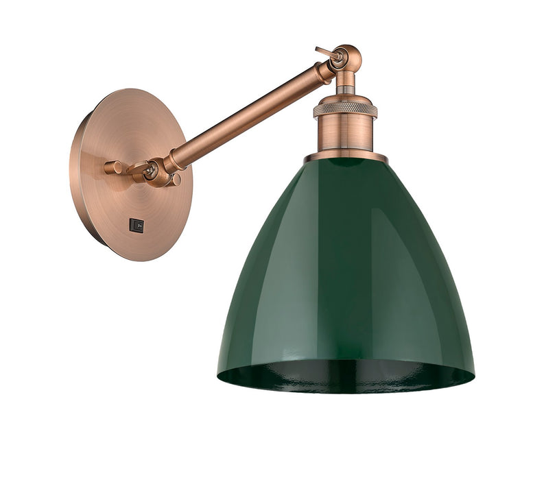 Innovations - 317-1W-AC-MBD-75-GR - One Light Wall Sconce - Ballston - Antique Copper