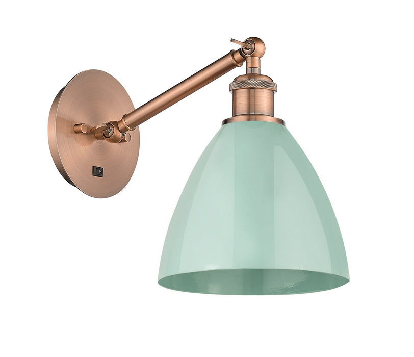 Innovations - 317-1W-AC-MBD-75-SF - One Light Wall Sconce - Ballston - Antique Copper