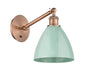 Innovations - 317-1W-AC-MBD-75-SF - One Light Wall Sconce - Ballston - Antique Copper