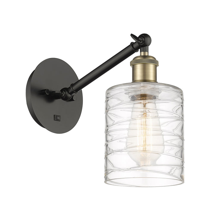 Innovations - 317-1W-BAB-G1113 - One Light Wall Sconce - Ballston - Black Antique Brass
