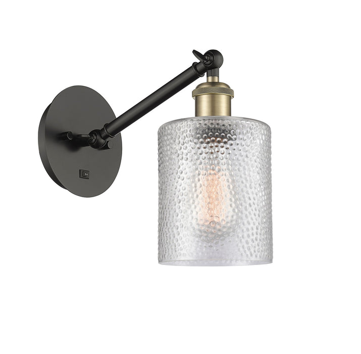 Innovations - 317-1W-BAB-G112 - One Light Wall Sconce - Ballston - Black Antique Brass