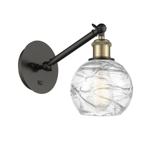 Ballston LED Wall Sconce Black Antique Brass