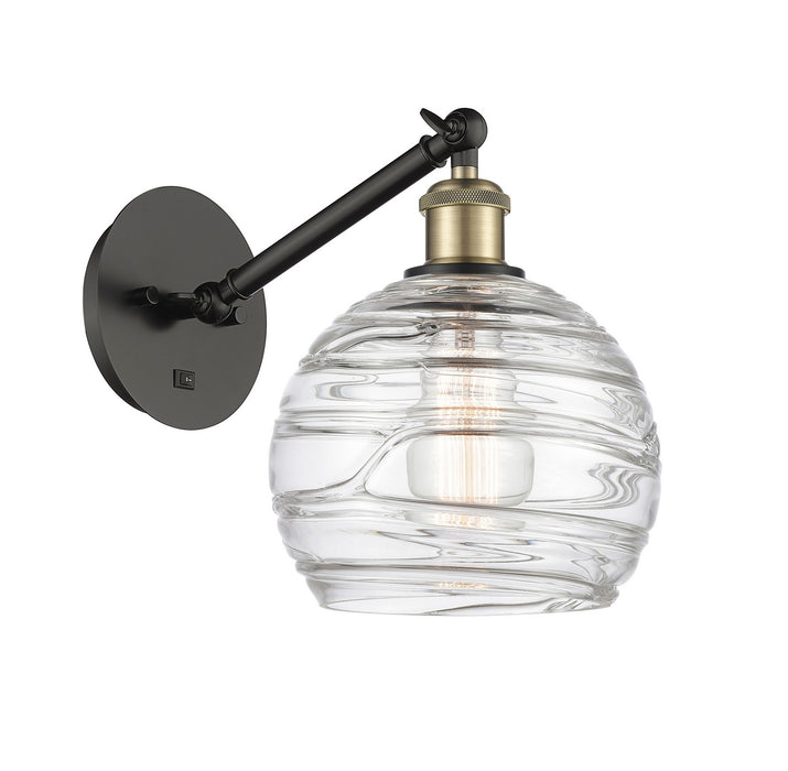 Innovations - 317-1W-BAB-G1213-8 - One Light Wall Sconce - Ballston - Black Antique Brass
