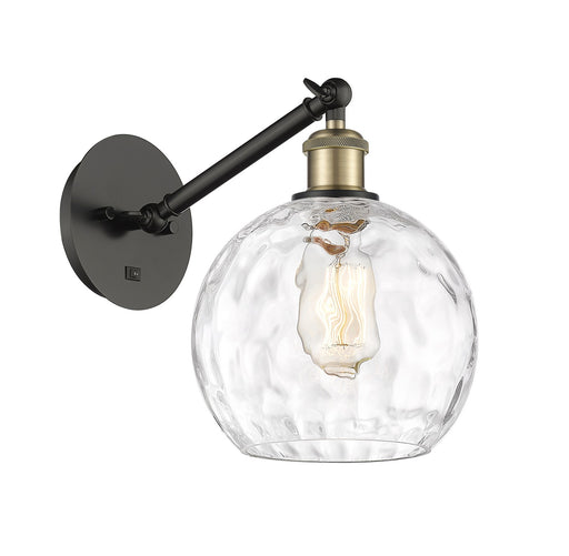 Innovations - 317-1W-BAB-G1215-8 - One Light Wall Sconce - Ballston - Black Antique Brass