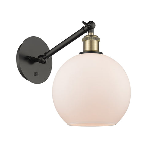 Innovations - 317-1W-BAB-G121-8-LED - LED Wall Sconce - Ballston - Black Antique Brass