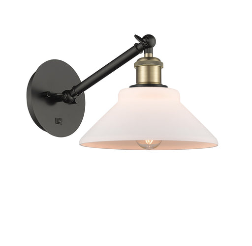 Ballston LED Wall Sconce Black Antique Brass