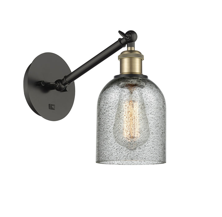 Innovations - 317-1W-BAB-G257 - One Light Wall Sconce - Ballston - Black Antique Brass