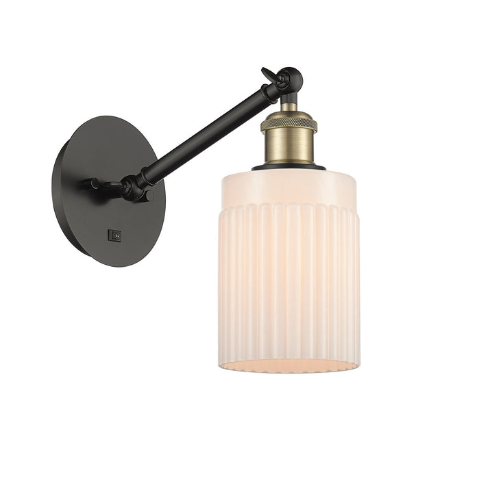 Innovations - 317-1W-BAB-G341 - One Light Wall Sconce - Ballston - Black Antique Brass