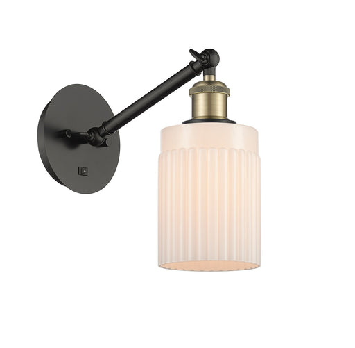 Ballston LED Wall Sconce Black Antique Brass