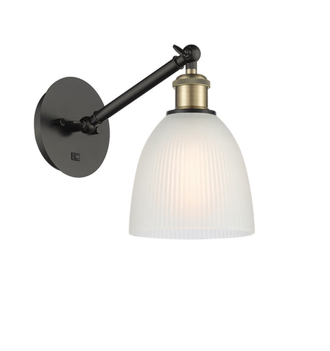 Ballston LED Wall Sconce Black Antique Brass