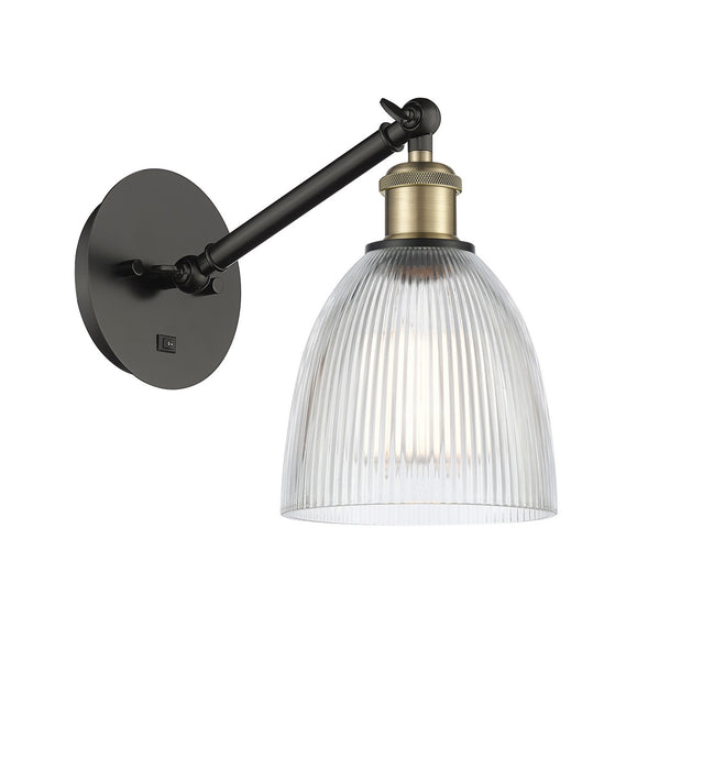 Innovations - 317-1W-BAB-G382 - One Light Wall Sconce - Ballston - Black Antique Brass
