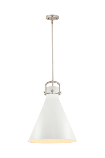 Downtown Urban One Light Pendant Satin Nickel
